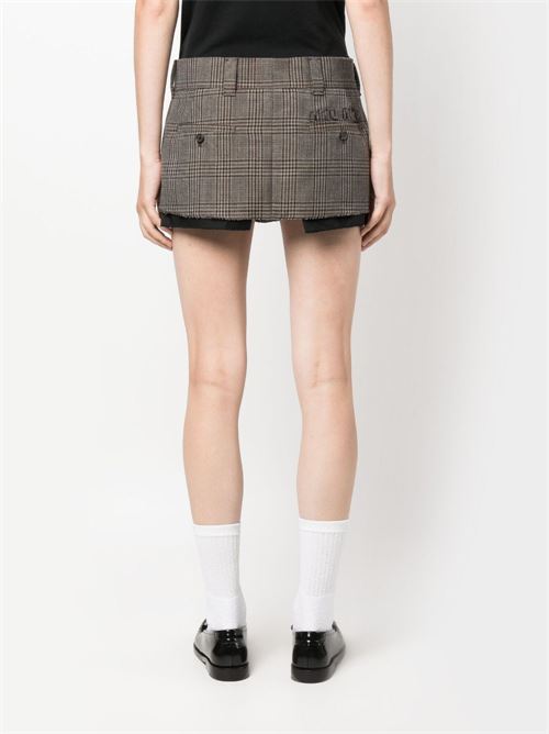 Logo skirt MIU MIU | MG207113JLF063M